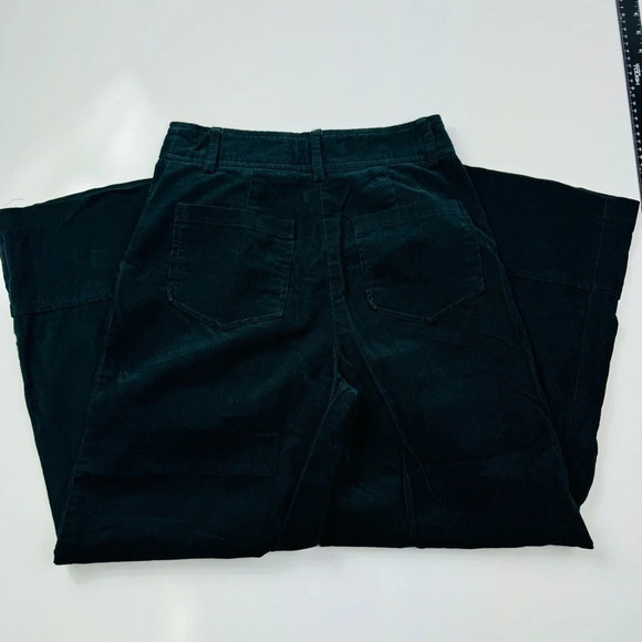 Forever 21 Black Corduroy‎ Wide Leg Pants Size Small - Picture 13 of 13